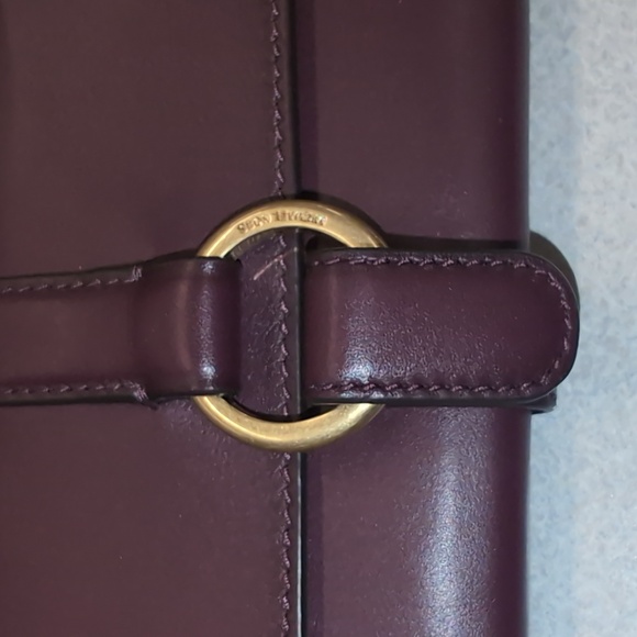 Michael Kors Quincy Large Leather Plum Wallet - Picture 4 of 11